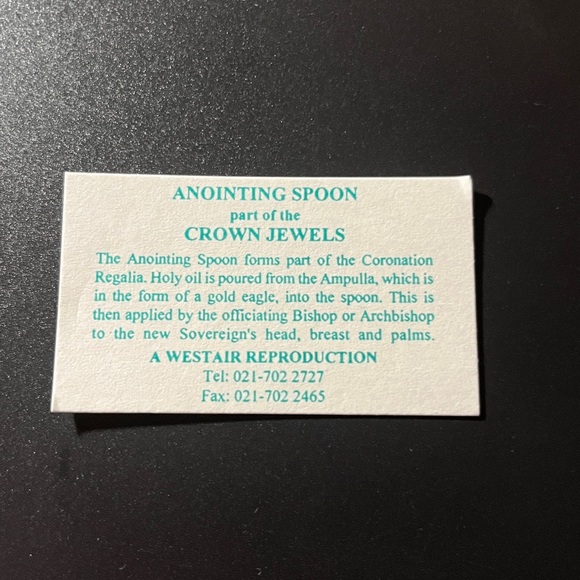 Gold Anointing Spoon - Picture 6 of 6